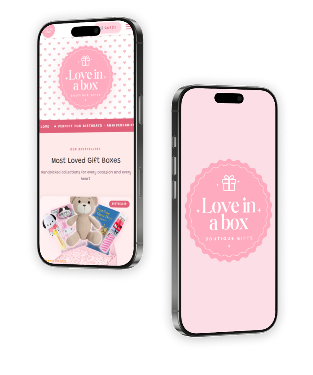 Love in a Box on mobile